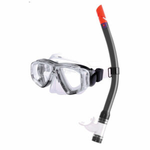 Junior Combo set w/ PVC mask & PVC snorkel, black