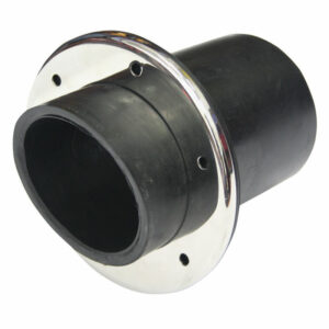Neoprene connection w/ inox flange, Diam. 38mm