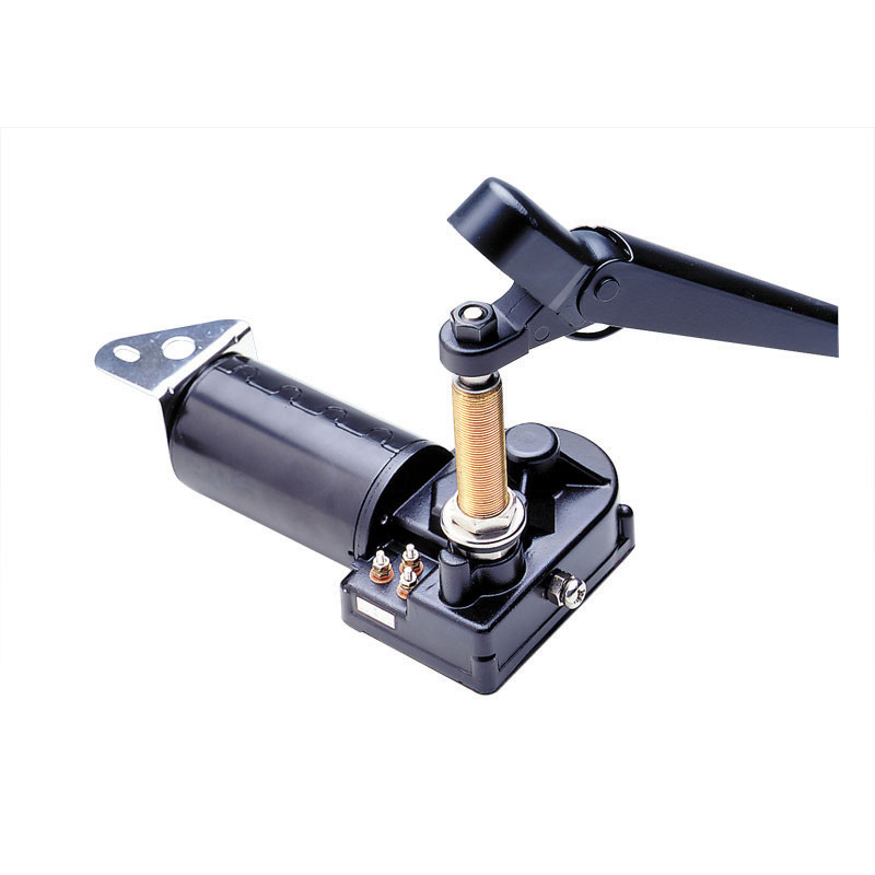 Heavy duty wiper motor 12V, w/2-1/3" threaded shaft (screw-on type), 83o