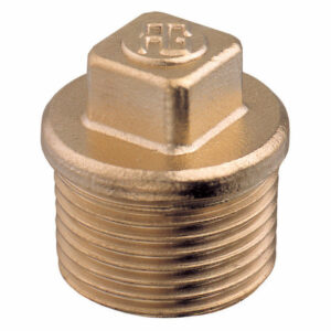Male plug, brass, 1 1/2''