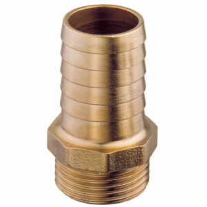 Male hose connector "Extra" 1 1/4", for 38mm hose, brass