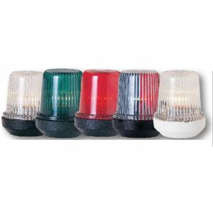 Luz todo horizonte CLASSIC 12, blanca 360 °, con carcasa negra