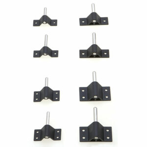 Hardcote & PTFE anodised aluminium, Diam. =10mm, F=35mm