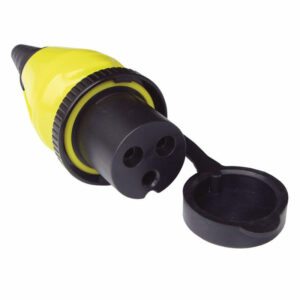 Female Connector, 16A/250V, w/cover