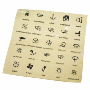 Juego de etiquetas de funcion para 99726, 99728-30 - 25pcs