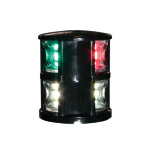 FOS LED 12 Tri-color & Anchor Luz, con carcasa blanca