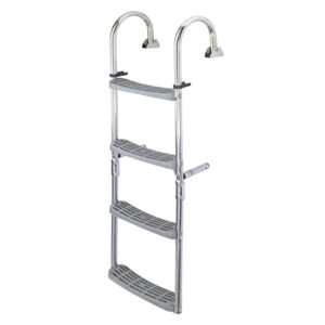 Escalera Plegable, Inoxidable 316, 3+3 Peldaños 180⁰